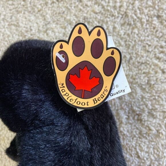 NWT Vtg Jasper Plush Bear 9” Molasses Maplefoot Bears Stuffed Animal House Canad - Picture 4 of 7